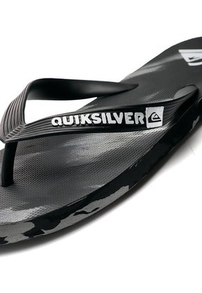 Playera Negro-Blanco Quiksilver Molokai Marled