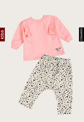 Conjunto Salmón-Beige-Azul Quimby