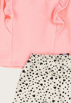 Conjunto Salmón-Beige-Azul Quimby