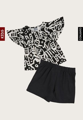 Conjunto Negro-Blanco Quimby