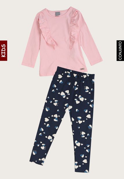 Conjunto Rosa-Azul-Beige Quimby