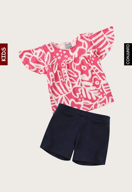 Conjunto Rosa-Blanco-Azul Quimby