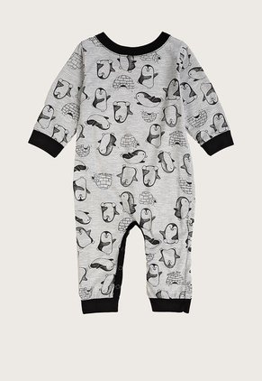 Enterizo Gris-Blanco-Negro Quimby