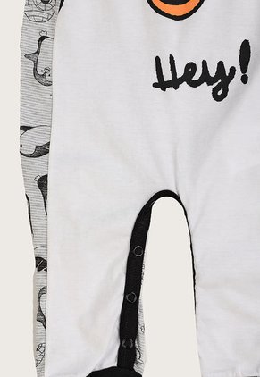 Enterizo Gris-Blanco-Negro Quimby