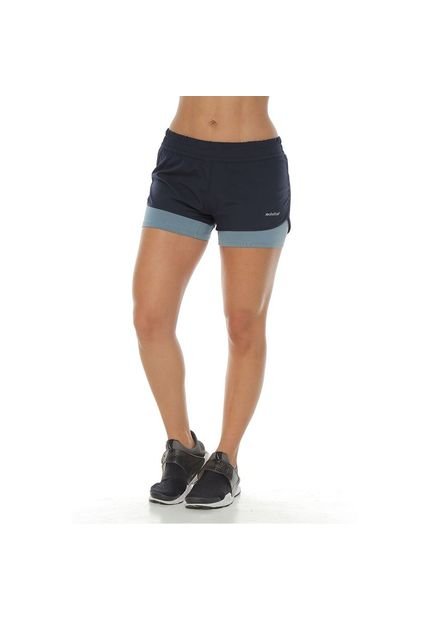 Pantaloneta Running Con Licra Interior, Color Azul Oscuro Para Mujer -  Compra Ahora | Dafiti Colombia