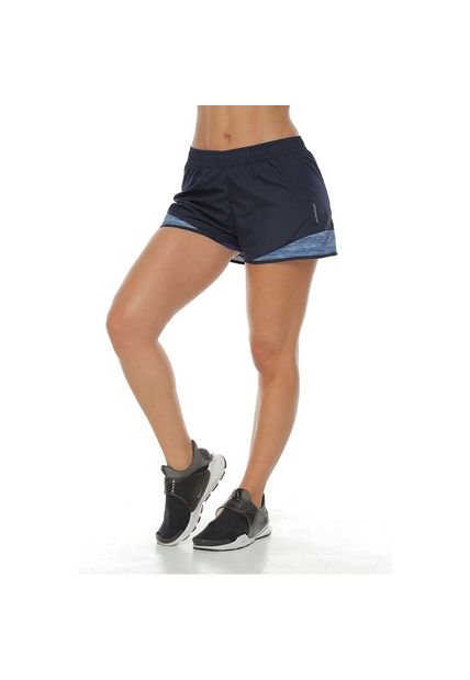 Pantaloneta Deportiva Running Con Fit Interior, Color Azul Oscuro Para Mujer  - Compra Ahora | Dafiti Colombia