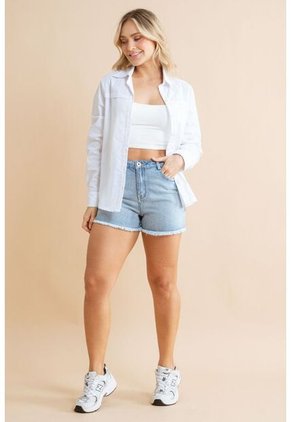 Camisa Byers Blanco Ragged Pf31113568