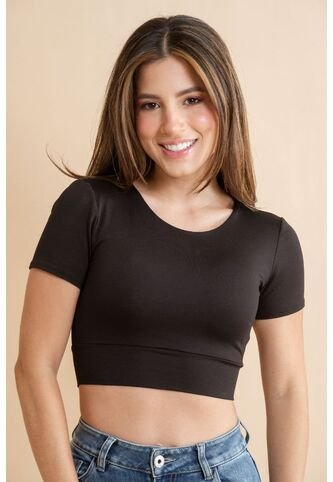 Crop Top Irhiza Negro Ragged Pf31122321 Ragged