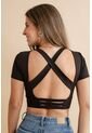 Crop Top Irhiza Negro Ragged Pf31122321 de Ragged