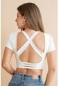 Crop Top Irhiza Blanco Ragged Pf31122321 de Ragged