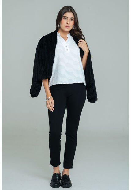 Leggings Lhelet Negro Ragged Pf11370050