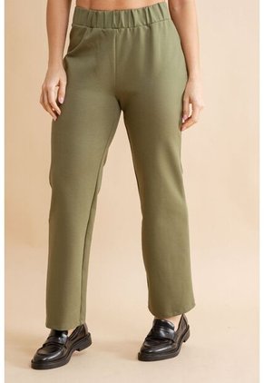 Pantalon Attico Verde Ragged Pf31310754