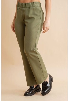 Pantalon Attico Verde Ragged Pf31310754