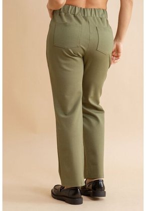 Pantalon Attico Verde Ragged Pf31310754