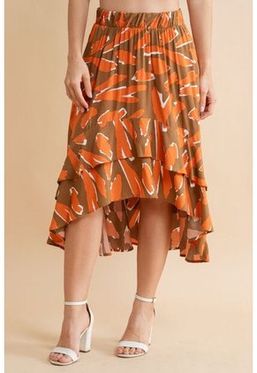 Falda Dhoily Café Ragged Pf31320356