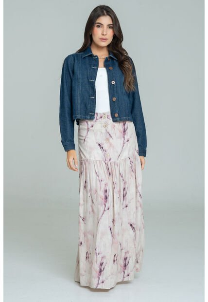 Falda Oporto Violeta Ragged Pf11320523