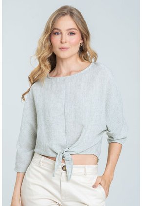 Blusa Sofi Verde Ragged Pf11113037