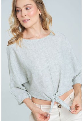 Blusa Sofi Verde Ragged Pf11113037