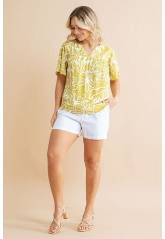 Short Lino Emilia Blanco Ragged Pf31340224 Ragged