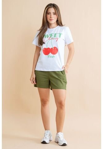 Short Lino Emilia Verde Ragged Pf31340224 Ragged