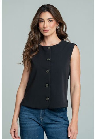 Chaleco Apodel Negro Ragged Pf11150055 Ragged