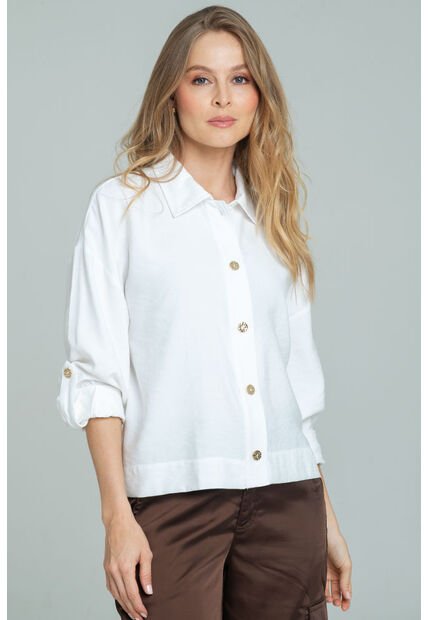 Cami Chaqueta Lhelet Blanco Ragged Pf11130276