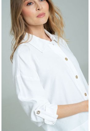 Cami Chaqueta Lhelet Blanco Ragged Pf11130276