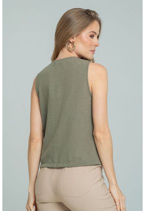 Blusa Maleno Verde Ragged Pf11113074