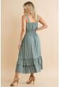 Vestido Midi Stasera Verde Ragged Pf31511490 de Ragged
