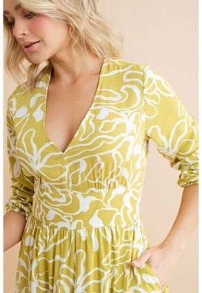 Vestido Dayna Verde Ragged Pf31511492