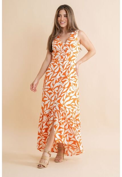 Vestido Adie Naranja Ragged Pf31511497