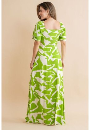 Vestido Jesse Verde Ragged Pf31511498