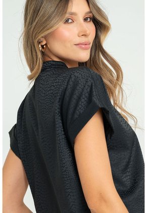 Blusa Lyra Negro Ragged Pf12110845