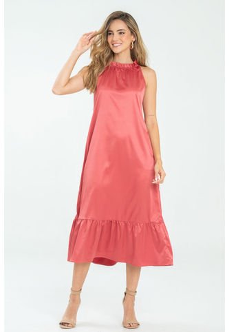 Vestido Largo Dhurata Rojo Ragged Pf12510414 Ragged