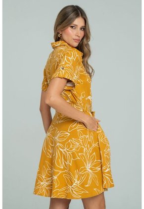 Vestido Meler Amarillo Ragged Pf11511455