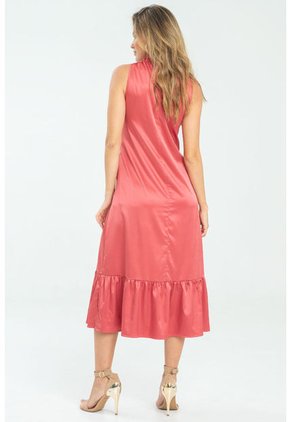 Vestido Largo Dhurata Rojo Ragged Pf12510414