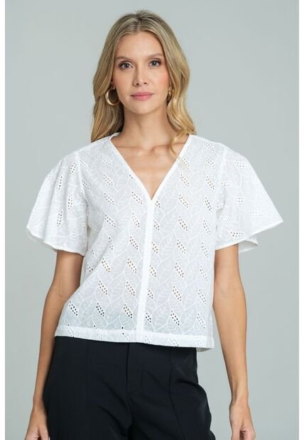 Blusa Herell Blanco Ragged Pf11113133