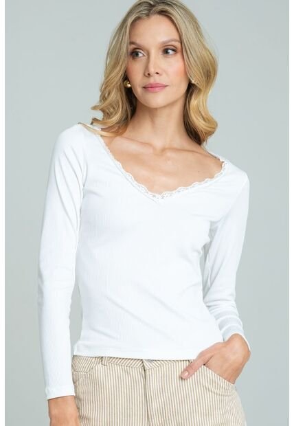 Top Amatista Blanco Ragged Pf11121184