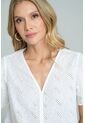 Blusa Herell Blanco Ragged Pf11113133 de Ragged