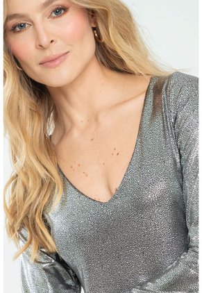 Body Rileigh Plateado Ragged Pf11100006