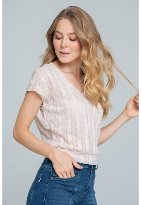 Blusa Hampton Beige Ragged Pf11121173