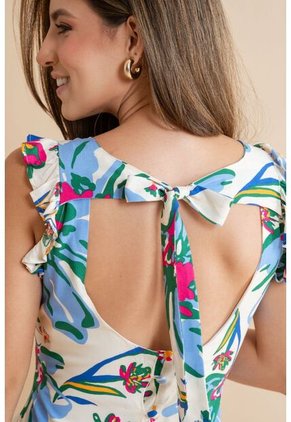 Vestido Largo Thekla Blanco Ragged Pf31511481