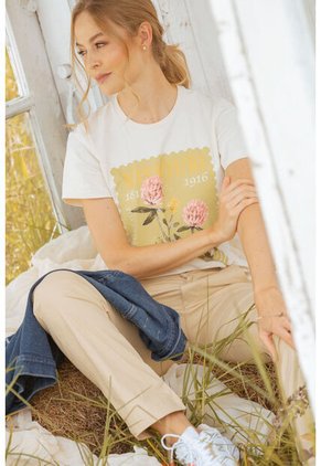 Camiseta Missouri Blanco Ragged Pf21120106