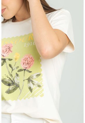 Camiseta Missouri Blanco Ragged Pf21120106