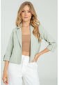 Blazer Abierto Mucura Verde Ragged Pf11130274 de Ragged