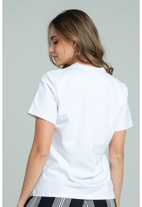 Camiseta Poesie Blanco Ragged Pf21120122