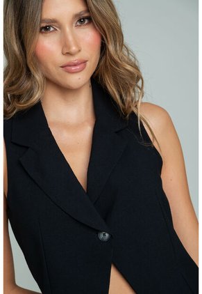 Chaleco Oceal Negro Ragged Pf11150056