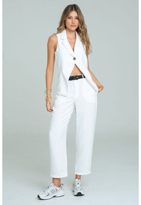 Pantalon Bundi Blanco Ragged Pf11310914