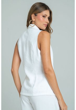 Chaleco Oceal Blanco Ragged Pf11150056