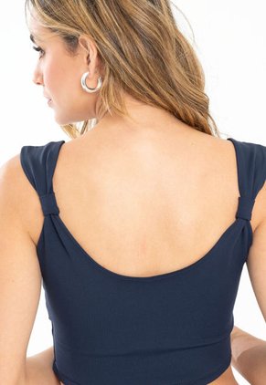 Top Lawren Azul Ragged Pf13120734